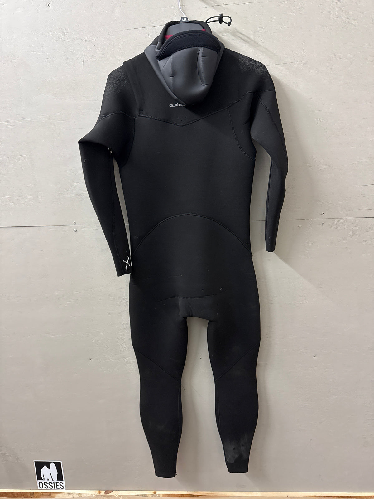 USED Men's 5/4MM Quikilver Wetsuit - Size XL (6'0"-6'2" | 190-210 lbs) - Fair
