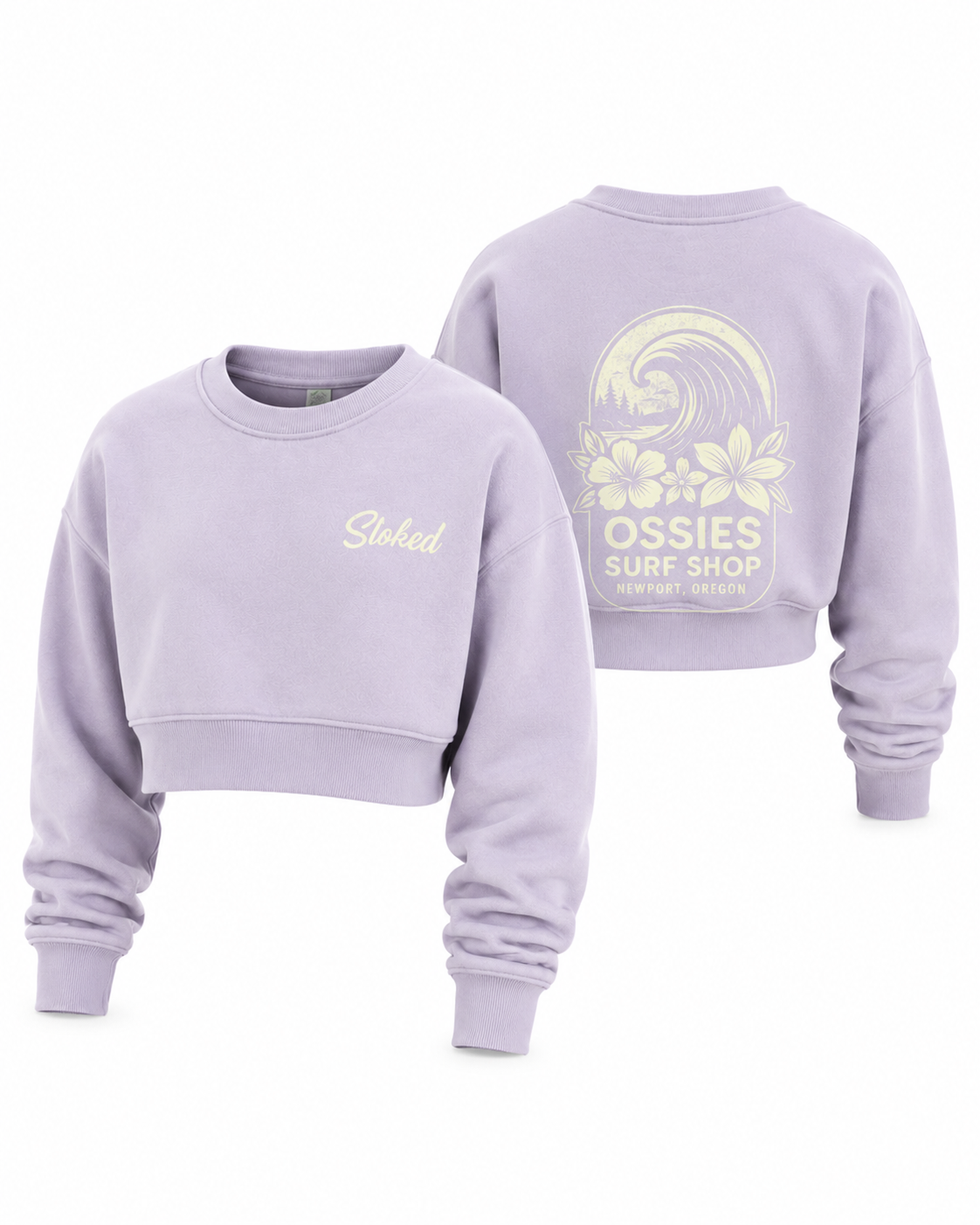 Womens NW Wave Crewneck Lavender