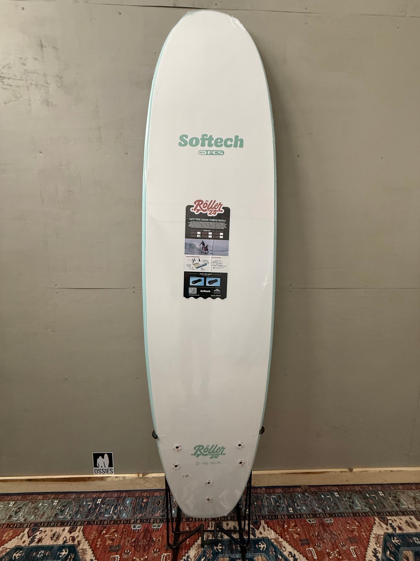 Softech Roller 2.0 7'6" X 22 ¹⁄₂ X 3 ⁷⁄₁₆ | 77L | Soft Surfboard