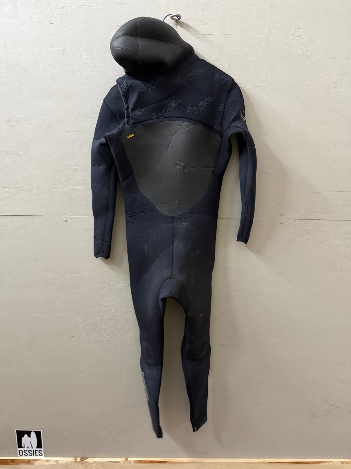 USED Men's 5/4MM Xcel Drylock Wetsuit - Size L (5'10"-6'0" | 170-190 lbs) - Fair