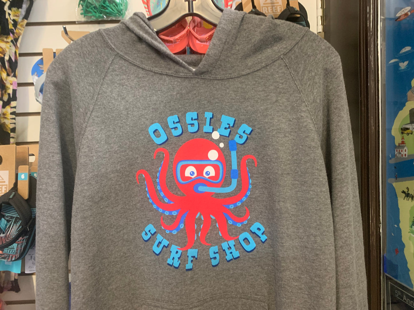 Ossies Youth Octo Sc Medium Heather Grey