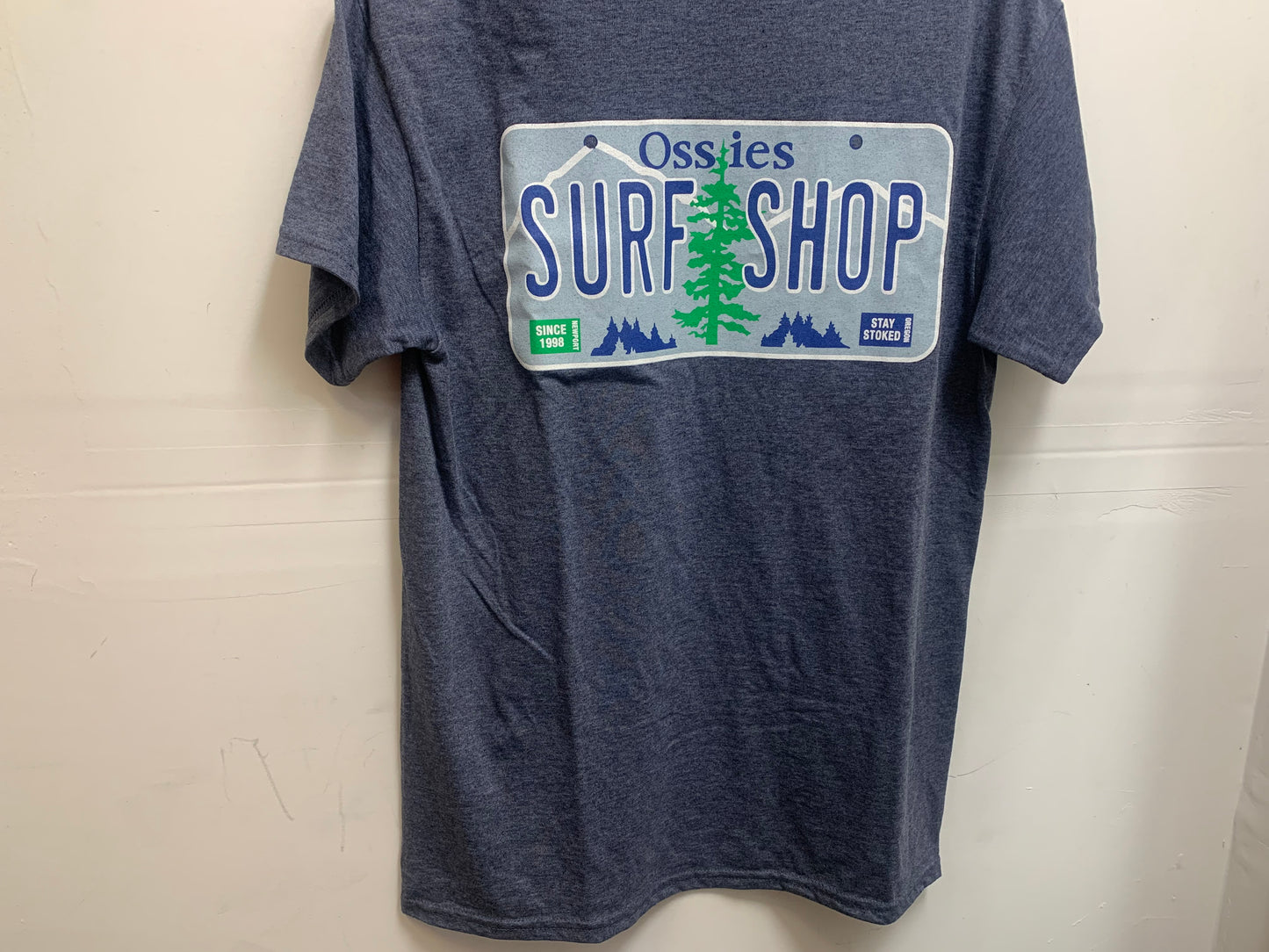 Ossies License Pla 2XL Heather Dark Navy