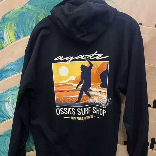Ossies Stoked Pullover Agate Hoodie