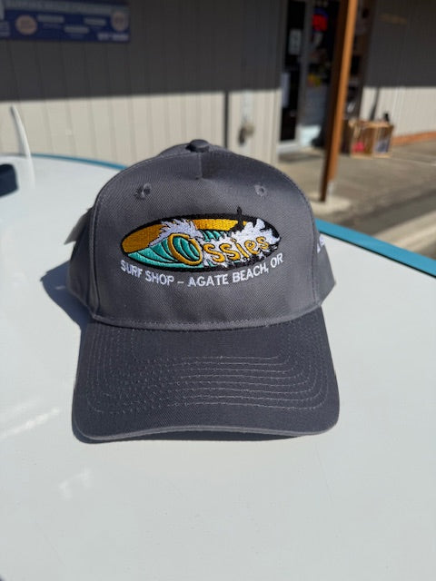 Ossies Oval Strapback Charcoal