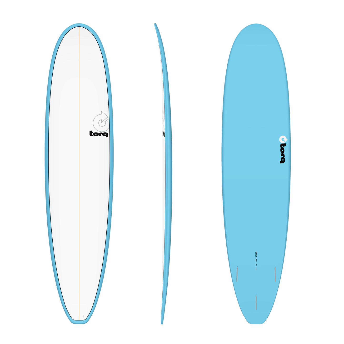 8'0 Torq Longboards Blue Pattern