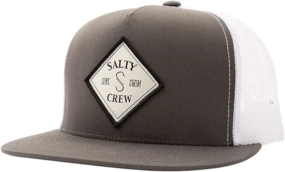 Tippet Trucker Hat Charcoal White