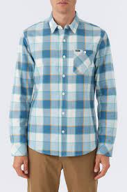 Winslow Plaid Flannel Small Dust Blue