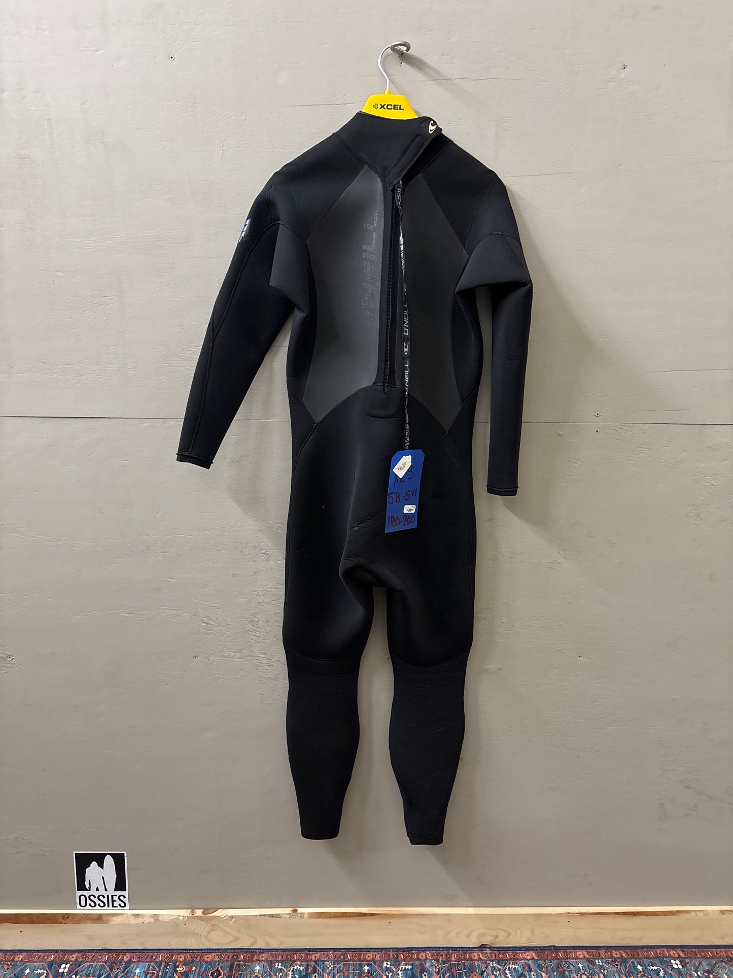 Used 4/3 XLS Backzip Wetsuit