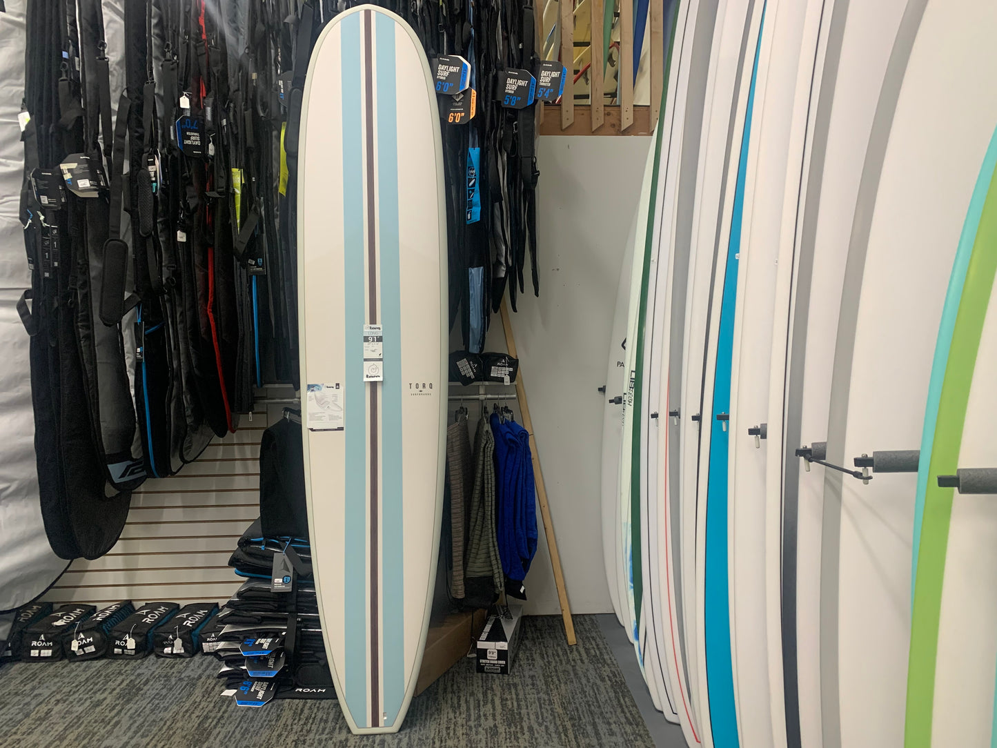 9'1 Torq Longboards Lines Pattern