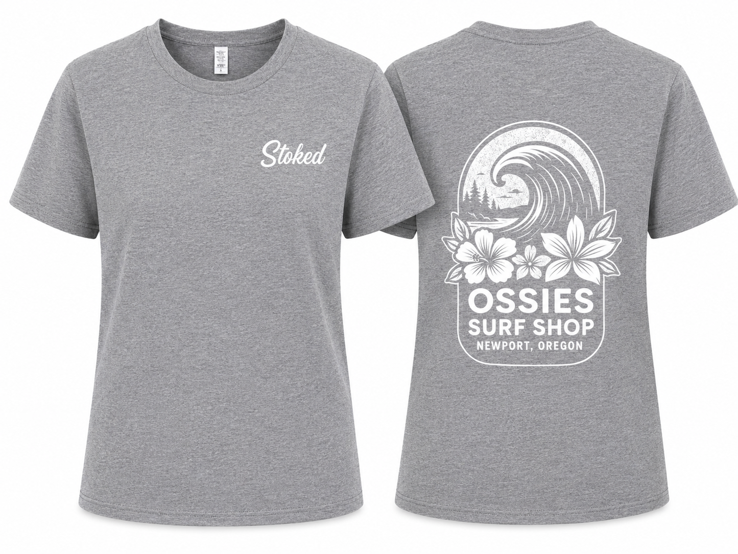 Womens NW Wave Tee Grey