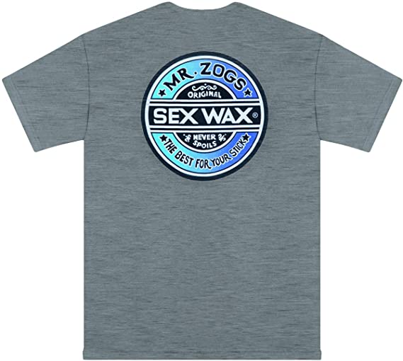 Sexwax Fade Tee Small Graphite Heather