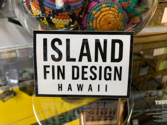 Island Fin Design Stickers