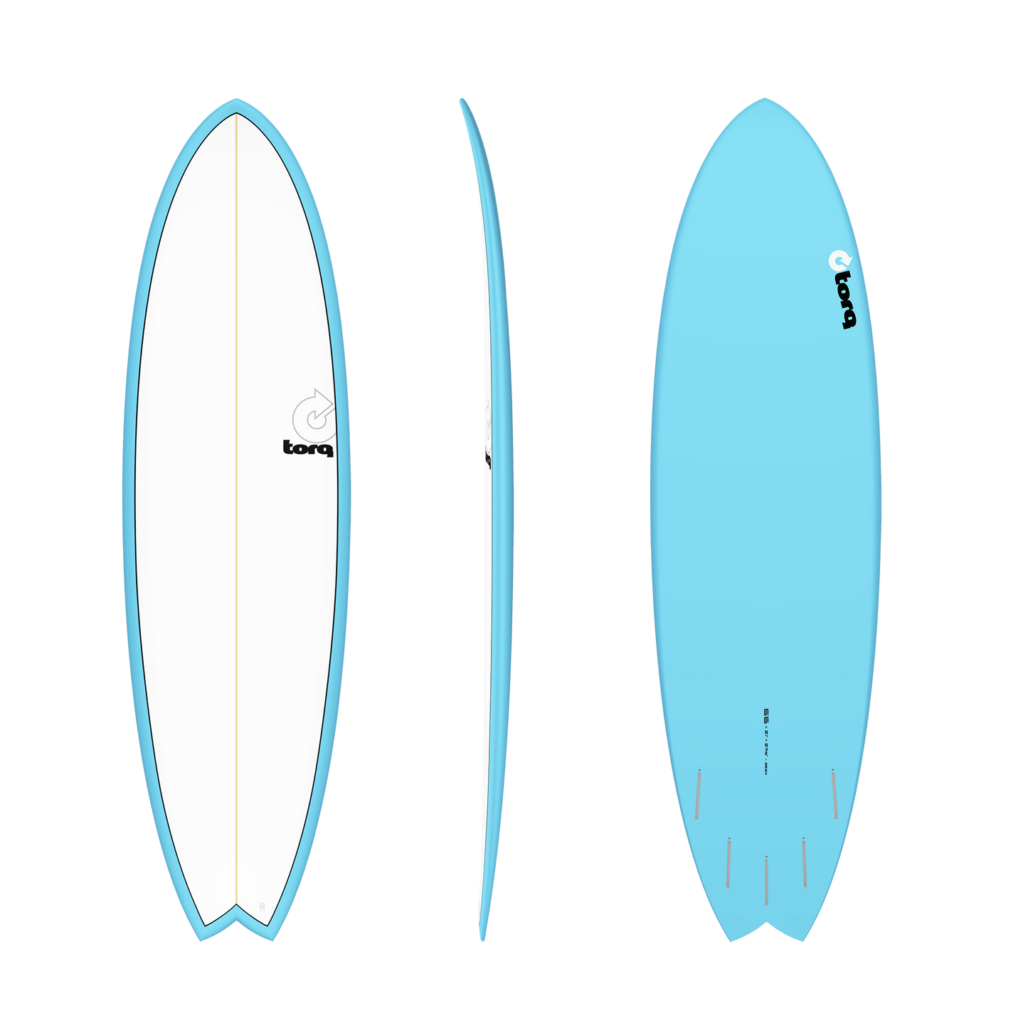 6'6 Torq Fish Blue Pinline
