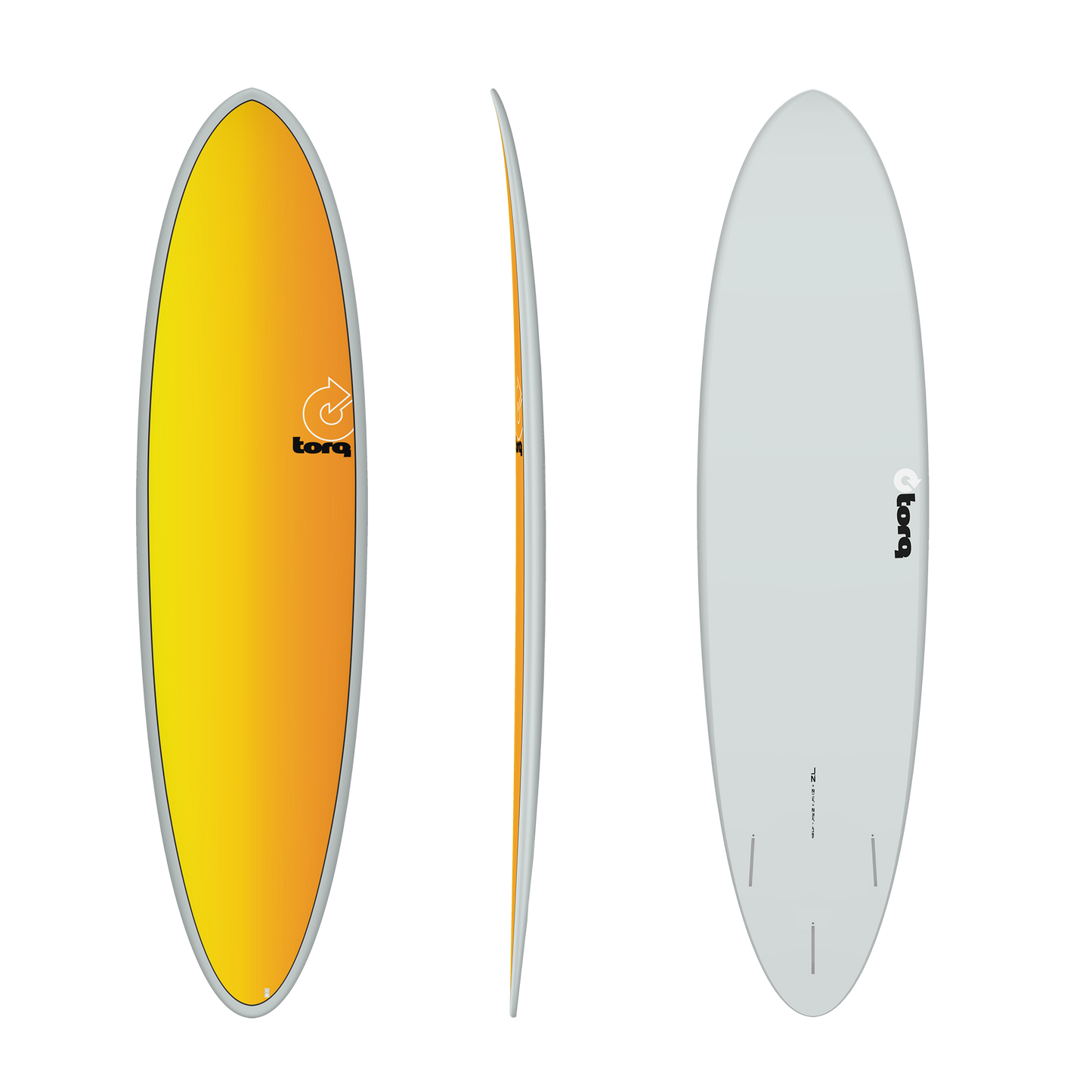 7'2 Torq Fun Yellow Orange Fade