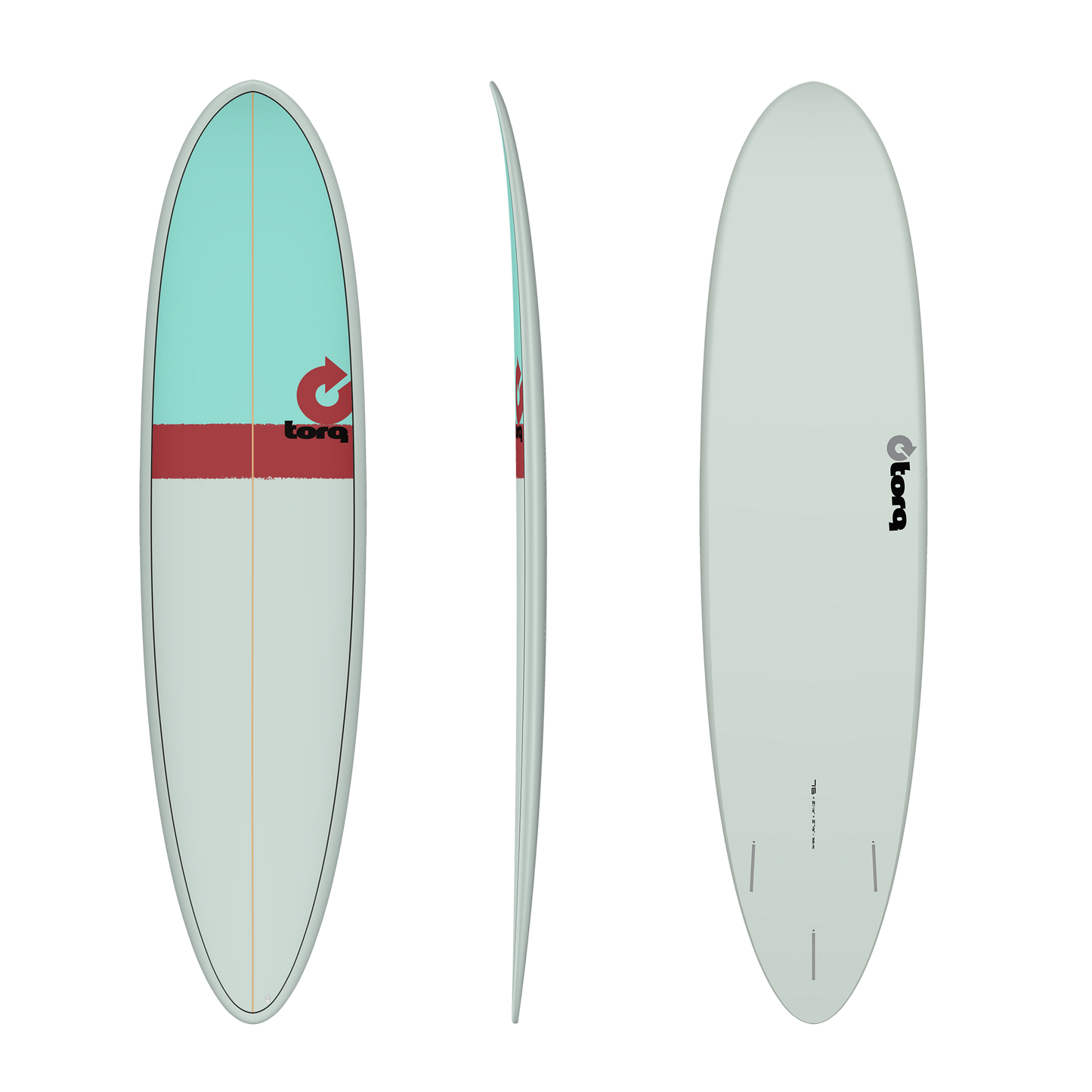 7'6 Torq Fun Sand Red Seagreen