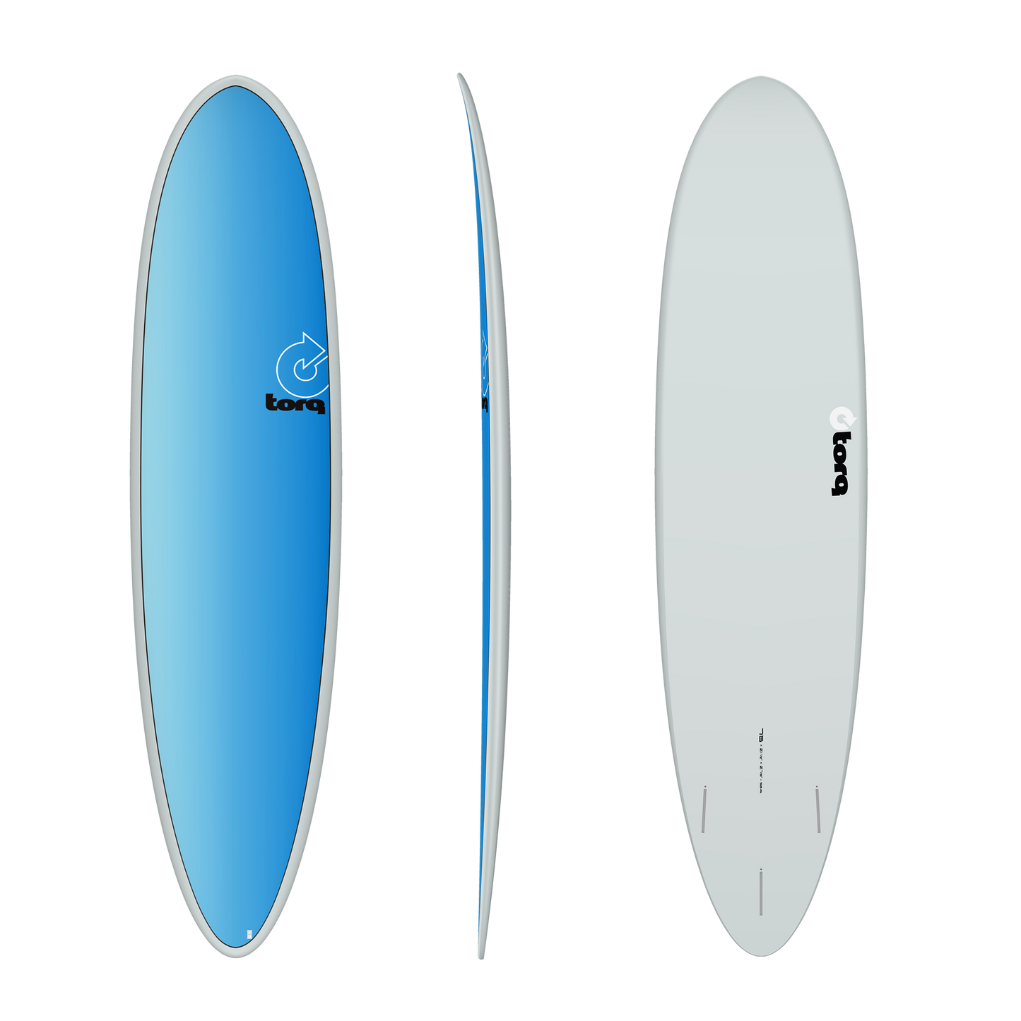 7'6 Torq Fun Blue Fade