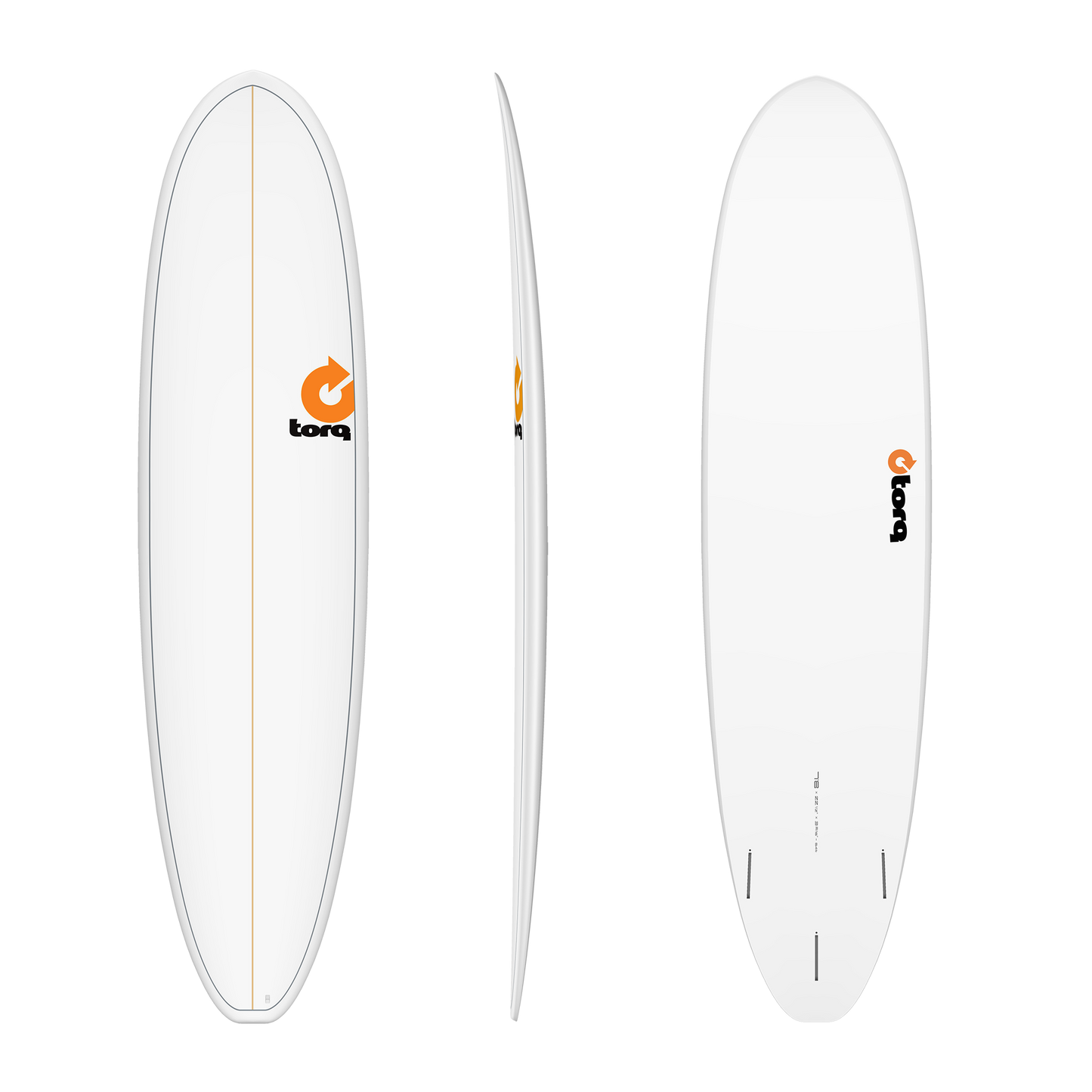 7'8 Torq Fun V+ Pinline White