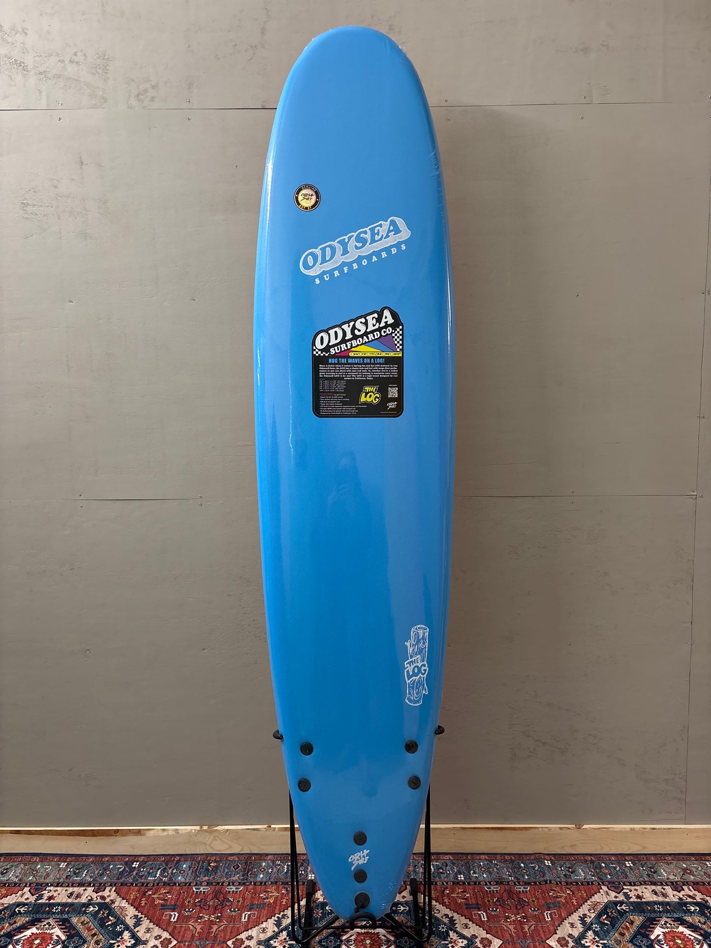 Catch Surf Odysea Log 8'0" X 23" X 3.75" | 86L | Soft Surfboard - Blue