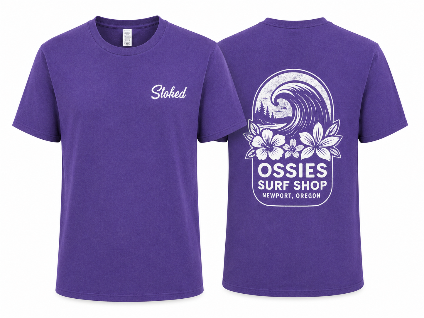 Womens NW Wave Tee Purple