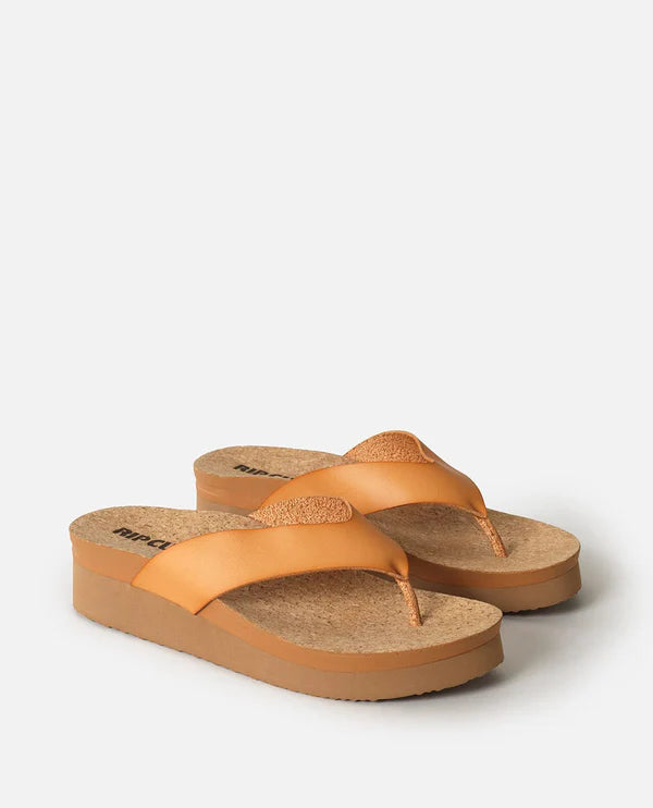 Rip Curl Sandy Bloom Open Toe Sandals Tan