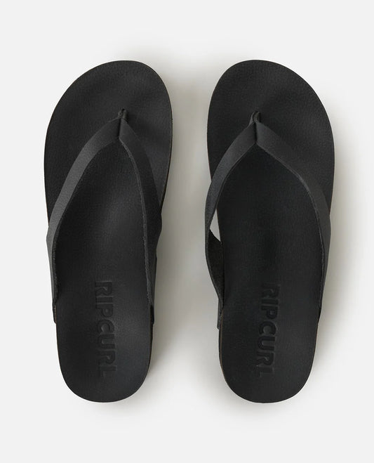 Rip Curl Freedom Leather Bloom Sandals Black