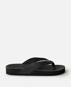 Rip Curl Freedom Leather Bloom Sandals Black