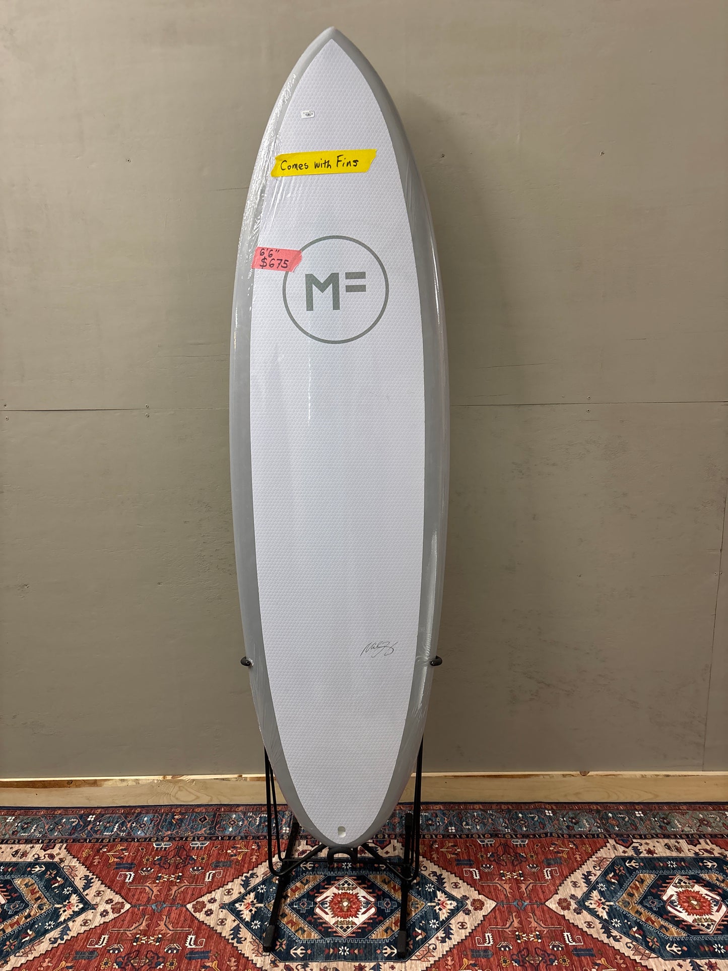 Mick Fanning Even Flow 6'6" X 21 ½ X 3" | 45.70L | Soft Surfboard - Grey