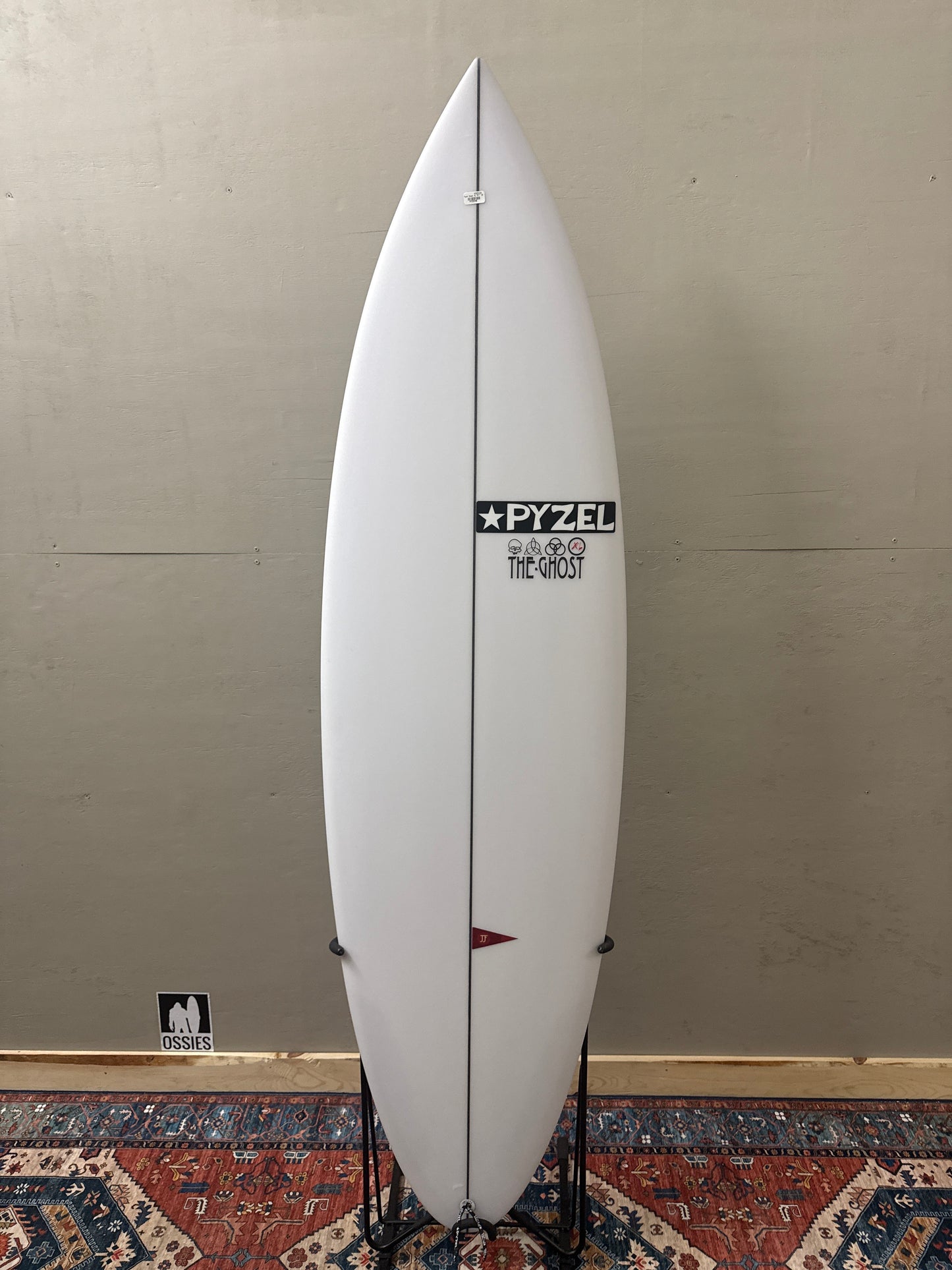 Pyzel Ghost XL PU 6'1" 19 3/4" 2 3/4" 33.2L Round Pin Futures x 5