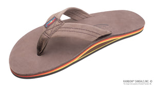 Rainbow Expresso Single Layer Leather w/Orange Yellow Pinline