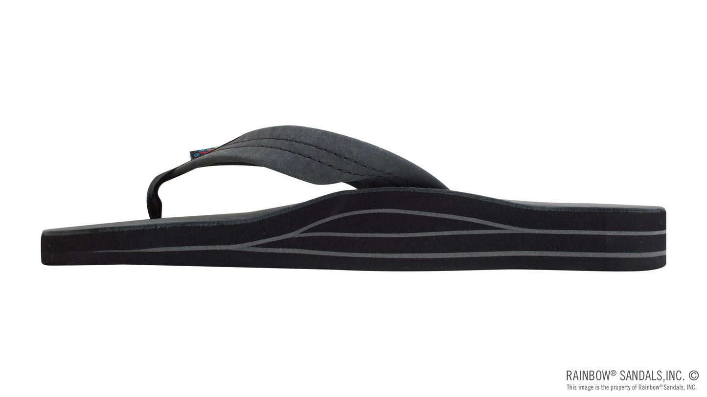 Rainbow Double Layer Premier Leather Black