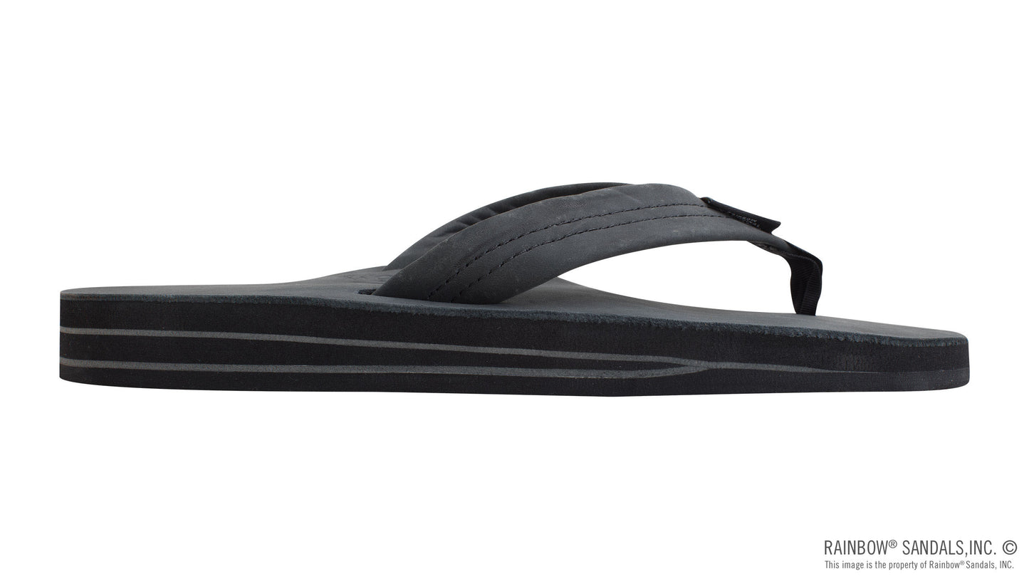 Rainbow Double Layer Premier Leather Black