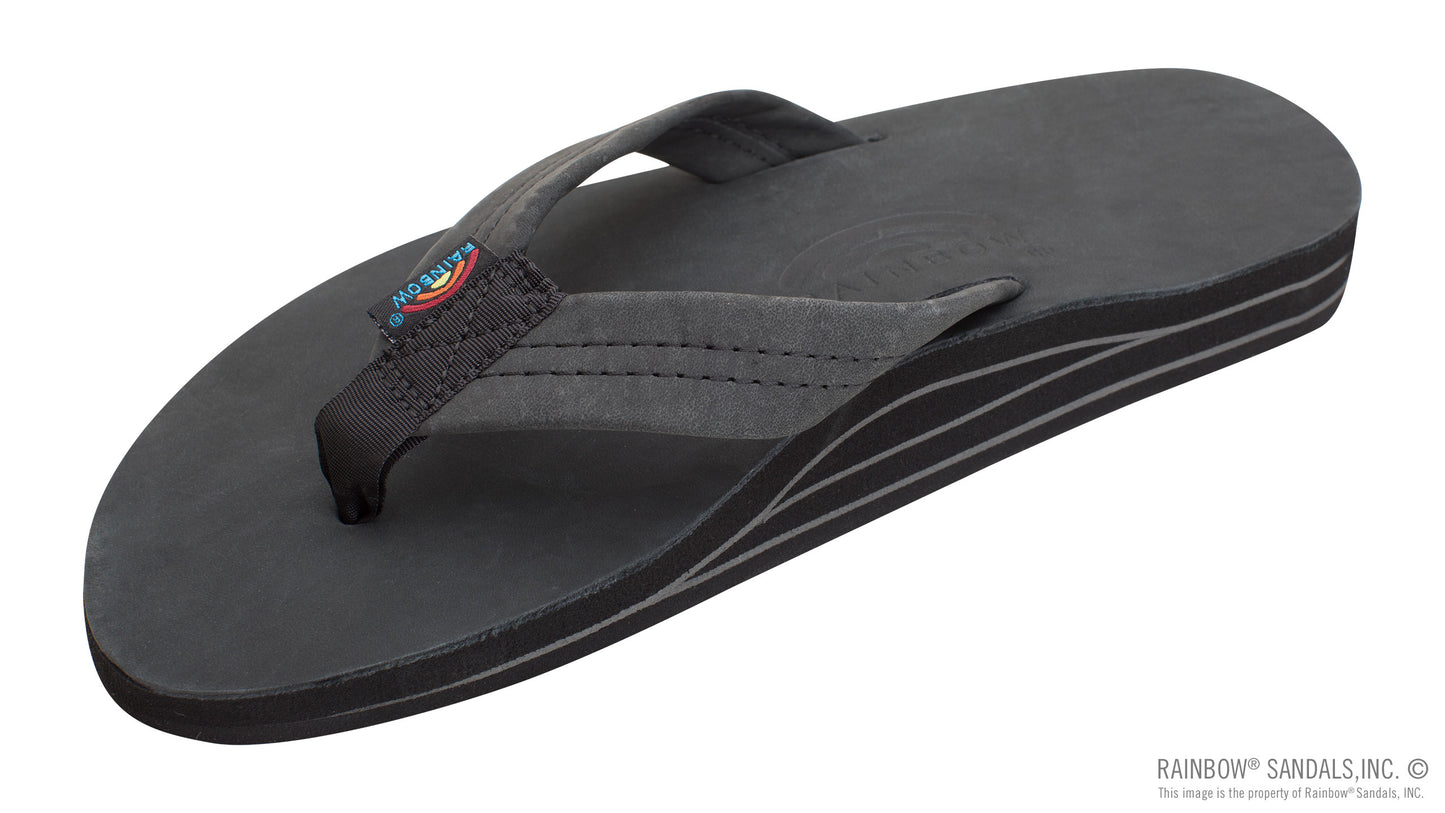 Rainbow Double Layer Premier Leather Black