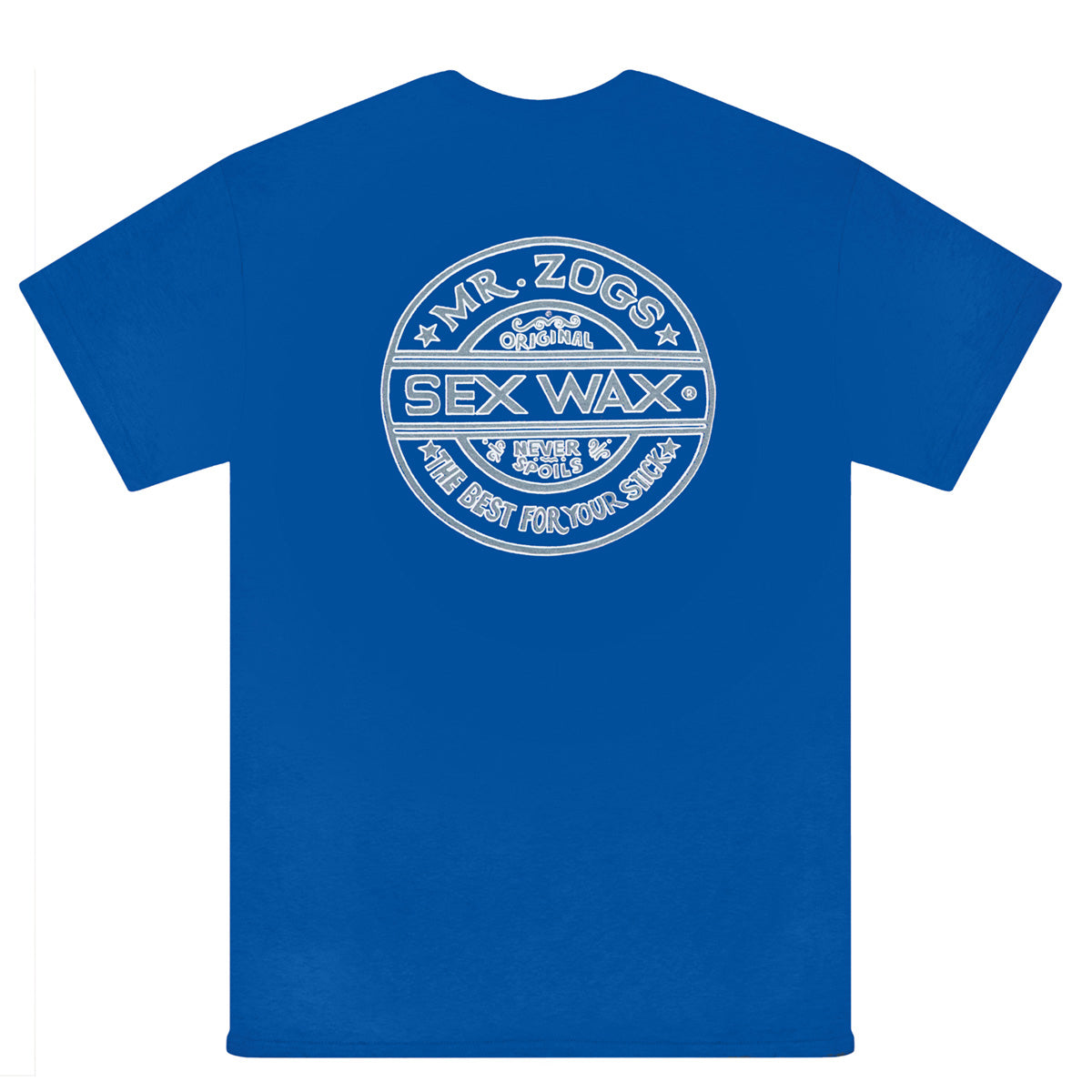 Sexwax Pinstripe Tee Cobalt Blue