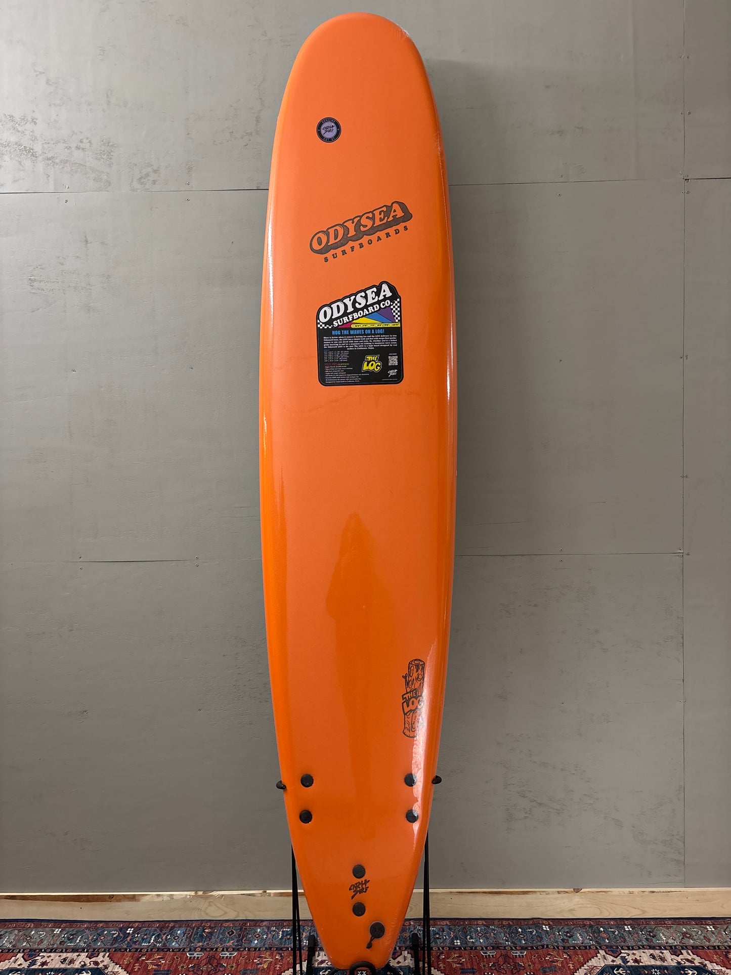 Catch Surf Odysea Log 9'0" X 24" X 3.5" | 98L | Soft Surfboard - Orange