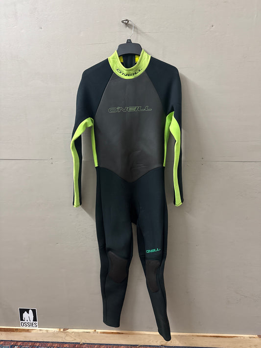 Men's 3/2MM Oneill Backzip Wetsuit - Size M (5'9"-5'11" | 155-170 lbs) - Good