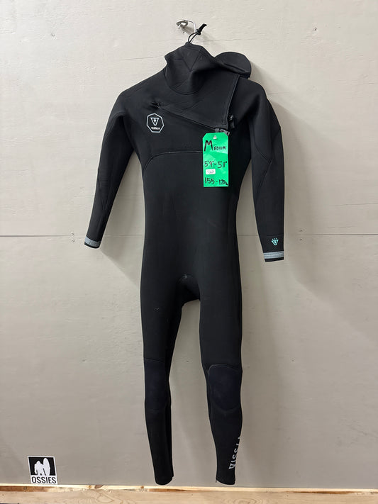 USED 4/3MM Vissla Hooded Wetsuit - Size M (5'9"-5'11" | 155-170 lbs) - Good