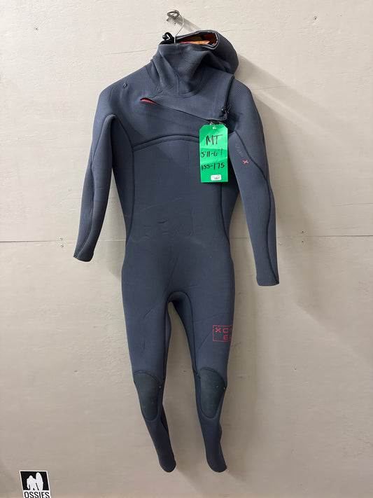 USED 4/3MM Xcel Hooded Wetsuit - Size MT (5'11-6'1" | 155-175 lbs) - Good