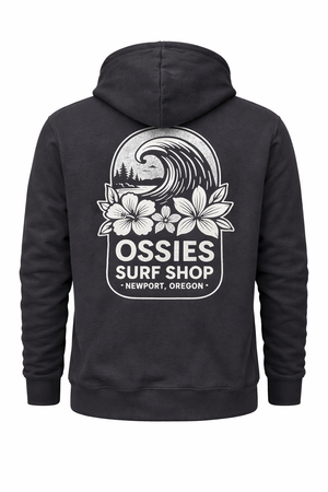 Womens NW Wave Pullover Hoodie Black