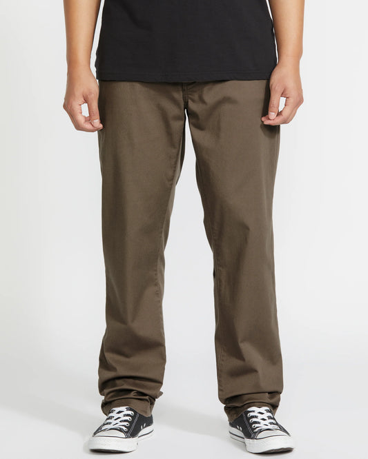 Volcom Frickin Modern Stretch Pants Mushroom
