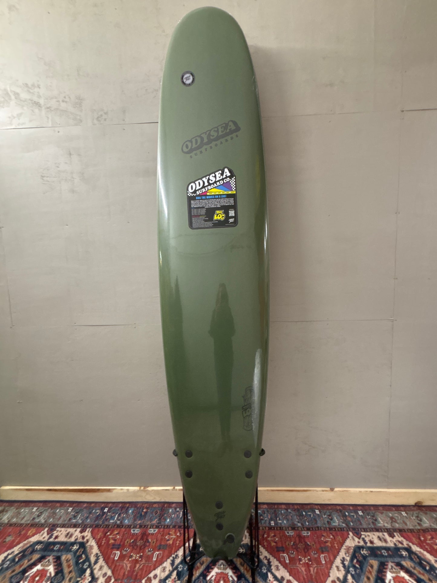 Catch Surf Odysea Log 9'0" X 24" X 3.5" | 98L | Soft Surfboard - Military Green