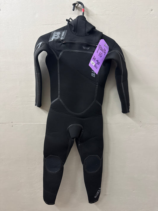 Used Youth 5/4MM Buell Wetsuit - Size 10 (4'7"–4'10" | 75–90 lbs) - Like New