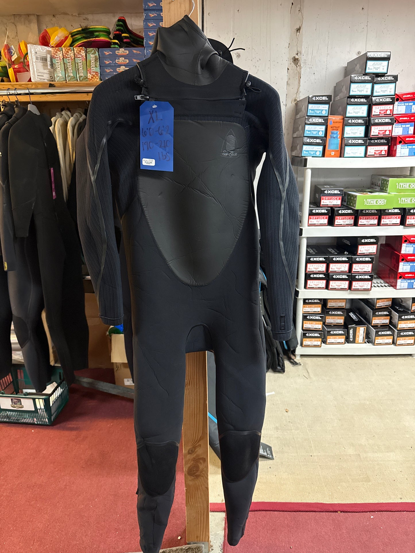 USED Men's 4/3 O'Neill Mutant Wetsuit - Size XL (6'0"-6'2"| 190-210 LBS) - Good