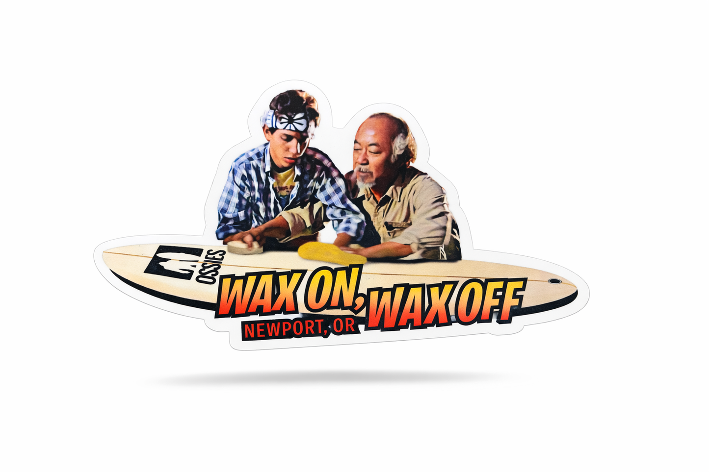 Karate Kid 5" X 2 3/4" Sticker