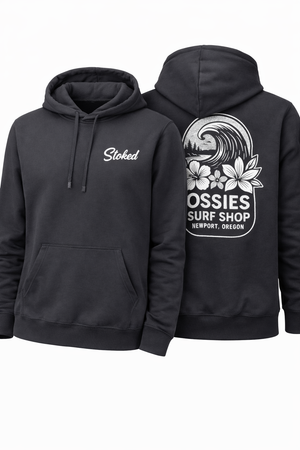 Womens NW Wave Pullover Hoodie Black