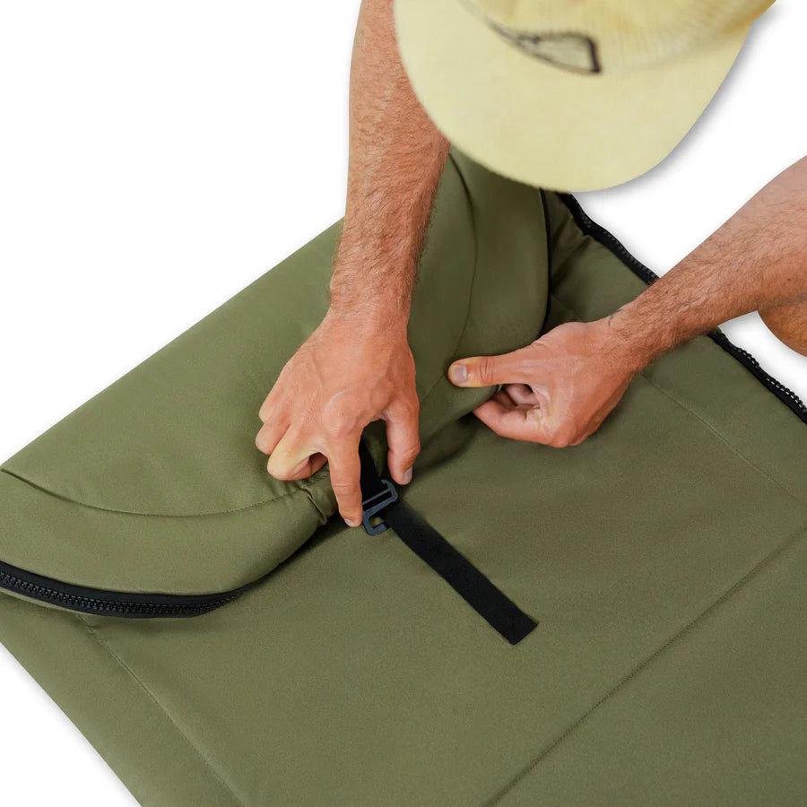FARO Padded Day / Travel Surfboard Bag Olive