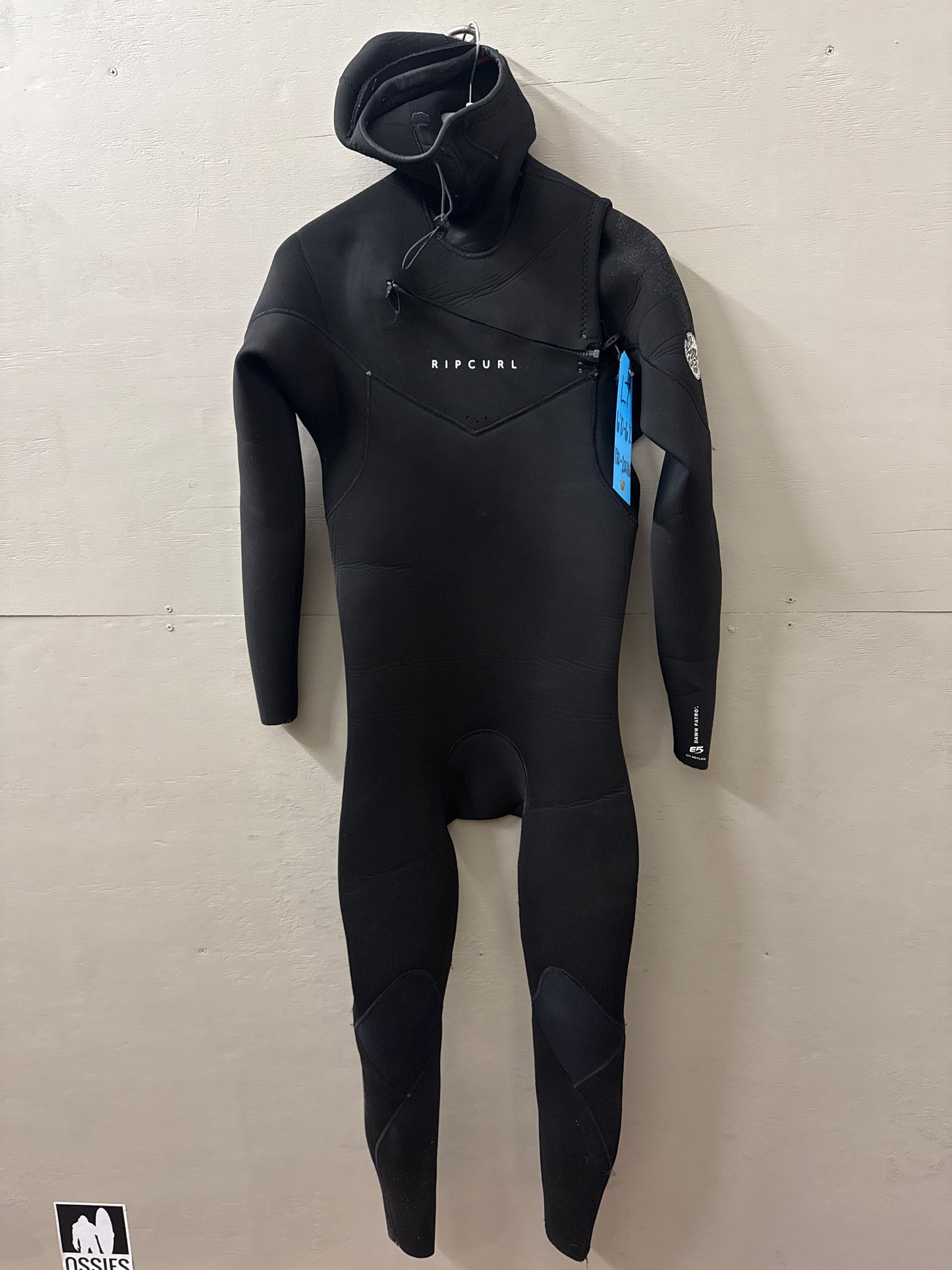 USED Mens 5/4MM Rip Curl Dawn Patrol Wetsuit - Size LT (6'0"-6'2" | 180-200 lbs) - Fair