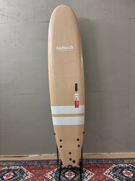 Softech Roller 8'0" X 22 ¹/₄" X 3 ¹/₄" | 94L | Soft Surfboard - Almond