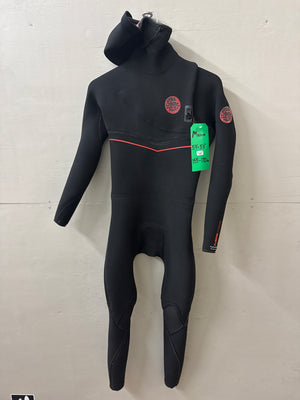 USED Men's 4/3MM Rip Curl Fusion Flashbomb Wetsuit - Size M (5'9"-5'11" | 155-170 lbs) - Good