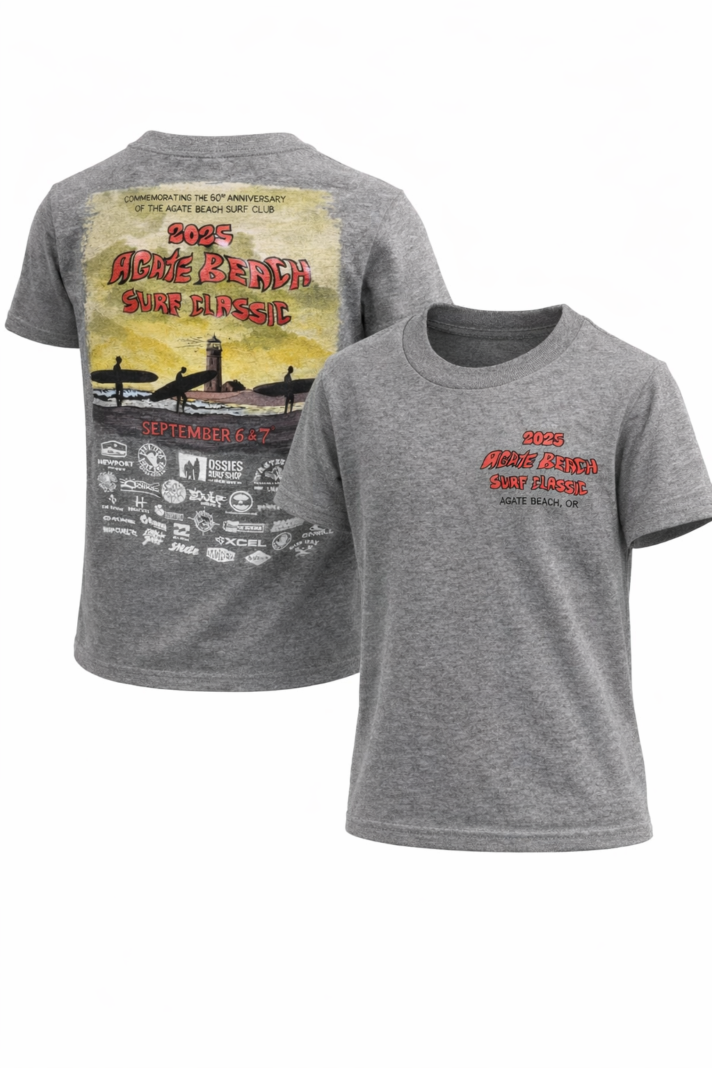 Agate Beach Surf Classic Tee - Youth