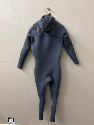USED 4/3MM Xcel Hooded Wetsuit - Size MT (5'11-6'1" | 155-175 lbs) - Good